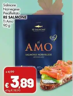 Supermercati Vinci Re Salmone ti Amo offerta