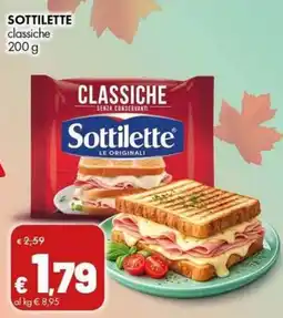 Supermercati Vinci Sottilette classiche offerta