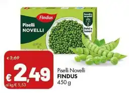 Supermercati Vinci Piselli Novelli Findus offerta