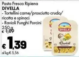 Supermercati Vinci Ravioli Funghi Porcini Divella offerta