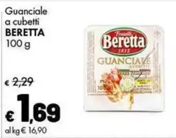 Supermercati Vinci Guanciale a cubetti Beretta offerta