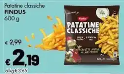 Supermercati Vinci Patatine classiche Findus offerta