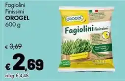 Supermercati Vinci Fagiolini finissimi Orogel offerta