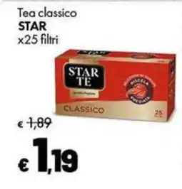 Supermercati Vinci Tea classico STAR offerta