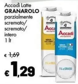 Supermercati Vinci Accadi Latte Granarolo parzialmente scremato offerta