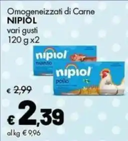 Supermercati Vinci Omogeneizzati di Carne Nipiol offerta