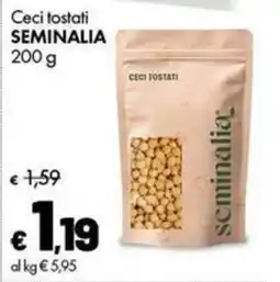 Supermercati Vinci Ceci tostati Seminalia offerta
