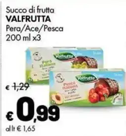 Supermercati Vinci Succo di frutta Valfrutta offerta
