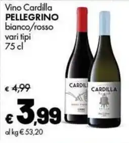 Supermercati Vinci Vino Cardilla Pellegrino offerta