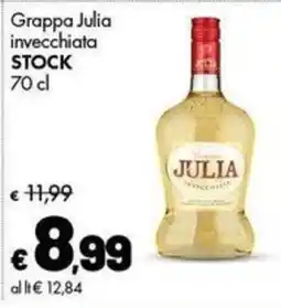 Supermercati Vinci Grappa Julia invecchiata offerta