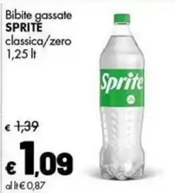 Supermercati Vinci Bibite gassate Sprite classica/zero offerta