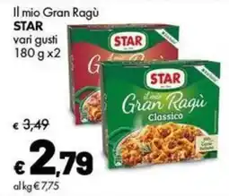 Supermercati Vinci Il mio Gran Ragù STAR offerta