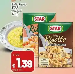 Supermercati Vinci Il Mio Risotto STAR offerta