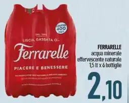 Ciro Amodio Ferrarelle acqua minerale effervescente naturale offerta