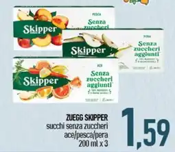 Ciro Amodio Zuegg Skipper succhi senza zuccheri offerta