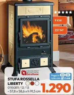 Rossetti Market Stufa Rossella Liberty offerta