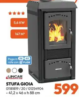 Rossetti Market Stufa Gioia Lincar offerta