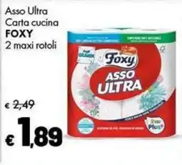 Supermercati Vinci Asso Ultra carta cucina Foxy offerta