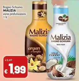 Supermercati Vinci Malizia Bagno Schiuma offerta