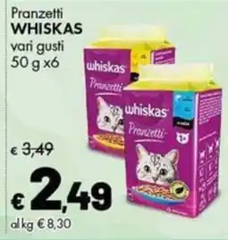 Supermercati Vinci Pranzetti Whiskas offerta