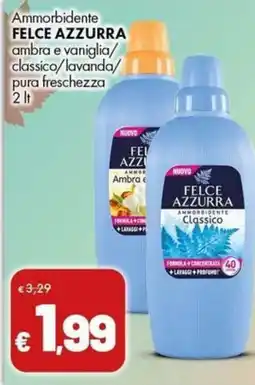 Supermercati Vinci Ammorbidente Felce Azzurra Classico offerta