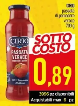 Ciro Amodio Passata verace Cirio offerta