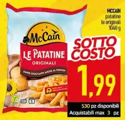 Ciro Amodio McCain Le Patatine Originali offerta