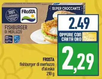 Frosta fishburger di merluzzo d'alaska
