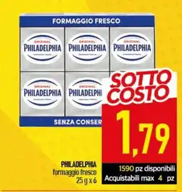 Ciro Amodio Philadelphia formaggio fresco offerta