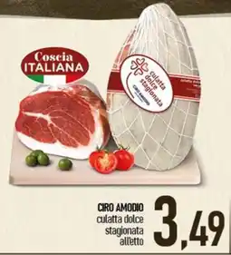 Ciro Amodio Ciro Amodio culatta dolce stagionata all'etto offerta
