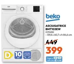 Rossetti Market Beko asciugatrice offerta