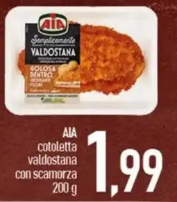 Ciro Amodio AIA cotoletta valdostana con scamorza offerta