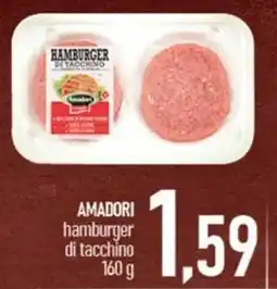 Ciro Amodio Amadori hamburger di tacchino offerta