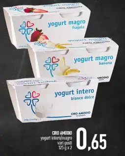 Ciro Amodio yogurt intero/magro CIRO AMODIO offerta