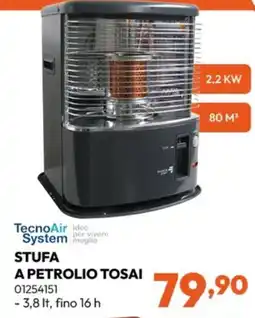 Rossetti Market Stufa a petrolio Tosai offerta