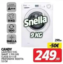 Telitaly Candy lavatrice 9 kg offerta