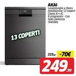 Telitaly Lavastoviglie Akai offerta