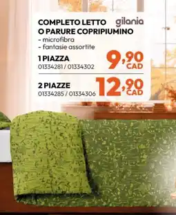Rossetti Market Completo letto o parure copripiumino gilania offerta