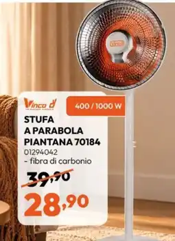 Rossetti Market Stufa a parabola Vinco offerta