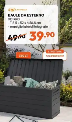 Rossetti Market Baule da esterno ArtPlast offerta
