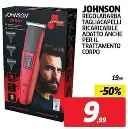 Telitaly Johnson regolabarba tagliacapelli offerta
