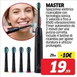 Telitaly Master spazzolino elettrico offerta