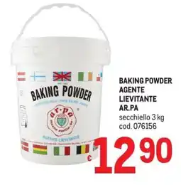Metro Baking powder ar.pa offerta
