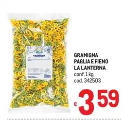 Metro Gramigna paglia e fieno la lanterna offerta