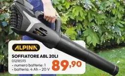 Rossetti Market Alpina soffiatore abl 20li offerta