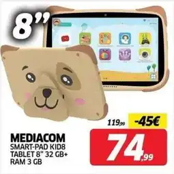 Telitaly Mediacom Smart-Pad Kid8 offerta