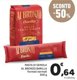 Conad Superstore Pasta di semola al bronzo Barilla offerta
