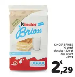 Conad Superstore Kinder Brioss offerta