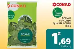 Conad Superstore Spinaci Percorso Qualità Conad offerta
