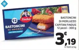Conad Superstore Bastoncini di merluzzo Capitan Findus offerta
